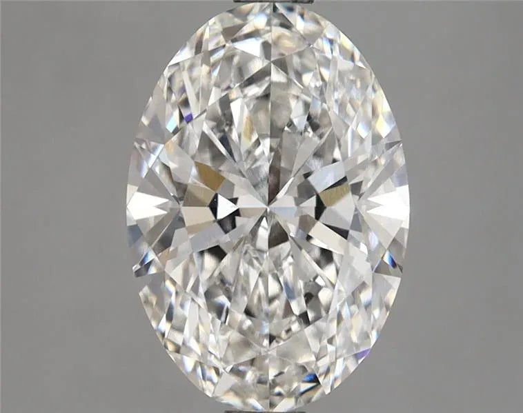 2.14ct Oval Lab Grown Diamond (Colour F, Clarity VVS2, IGI Certified)