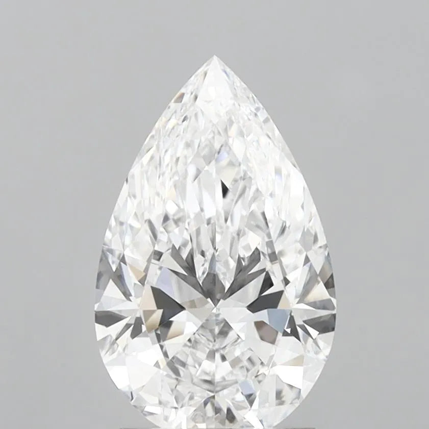 2.14ct Pear Lab Grown Diamond (Colour D, Clarity IF, IGI Certified)