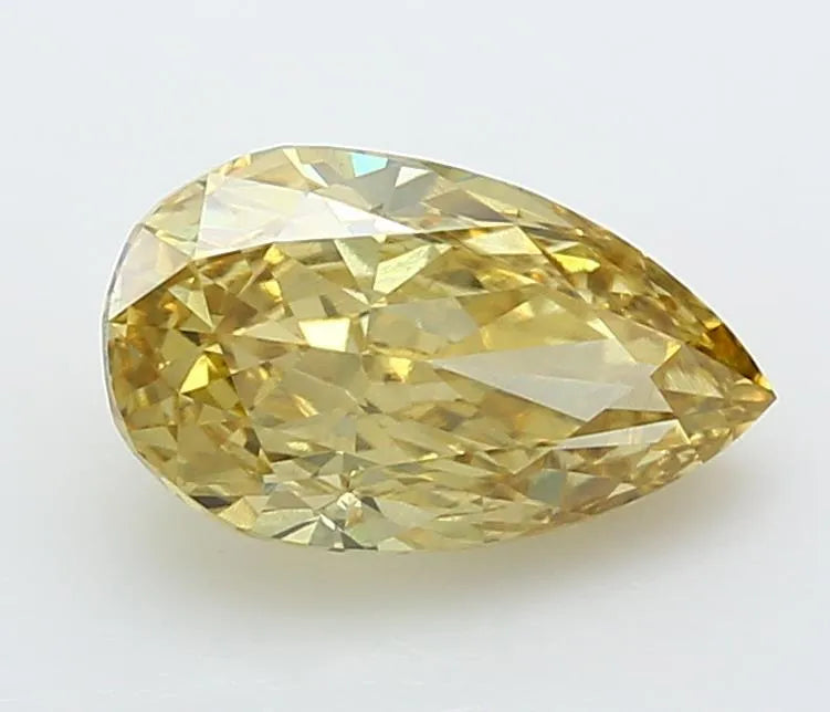 2.14ct Pear Lab Grown Diamond (Colour Fancy Vivid Yellow, Clarity VS1, IGI Certified)