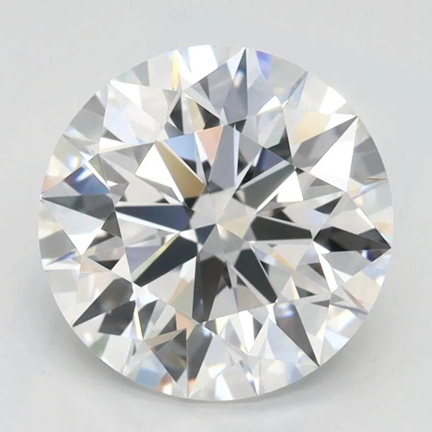2.14ct Round Lab Grown Diamond (Colour D, Clarity VVS1, Cut ID, IGI Certified)