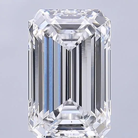 2.15ct Emerald Lab Grown Diamond (Colour D, Clarity VS2, IGI Certified)