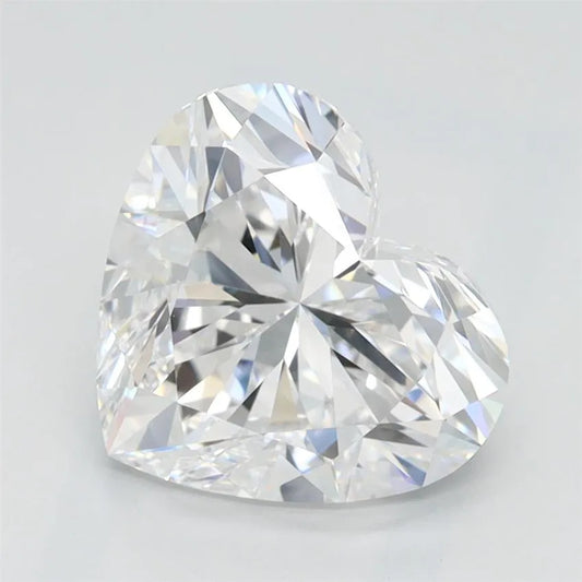 2.15ct Heart Lab Grown Diamond (Colour D, Clarity IF, IGI Certified)