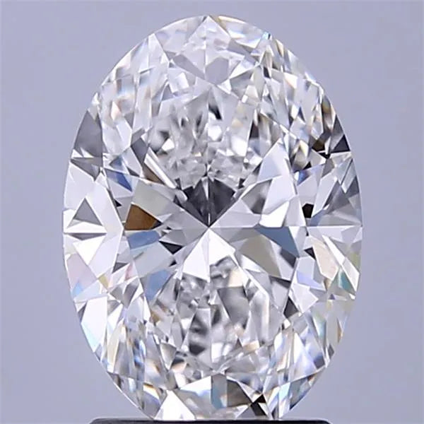 2.15ct Oval Lab Grown Diamond (Colour D, Clarity VVS2, IGI Certified)
