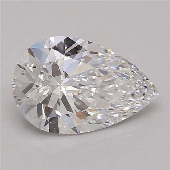 2.15ct Pear Lab Grown Diamond (Colour D, Clarity IF, GIA Certified)