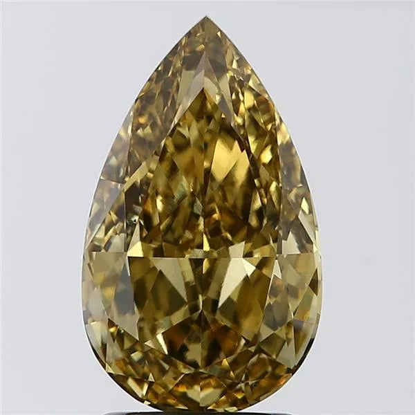 2.15ct Pear Lab Grown Diamond (Colour Fancy Intense Gray Yellow, Clarity VS2, IGI Certified)