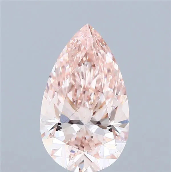 2.15ct Pear Lab Grown Diamond (Colour Fancy Intense Pink, Clarity VS2, IGI Certified)