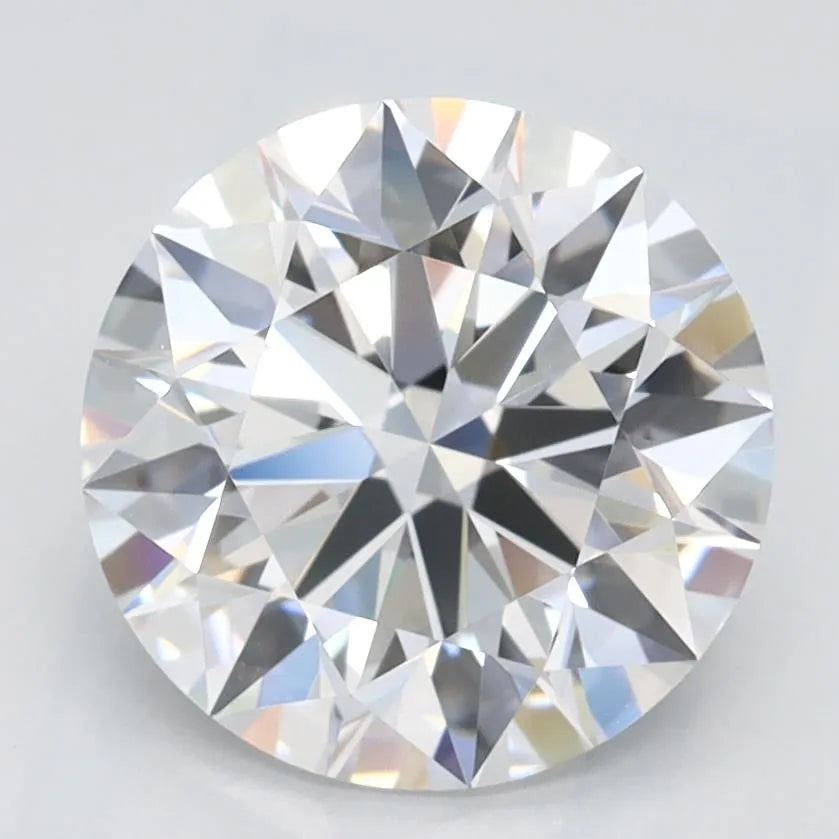 2.15ct Round Lab Grown Diamond (Colour D, Clarity VVS1, Cut ID, IGI Certified)