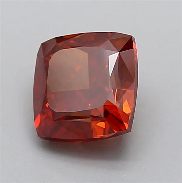 2.16ct Cushion modified Lab Grown Diamond (Colour Fancy Brownish Orange, Clarity VS2, IGI Certified)