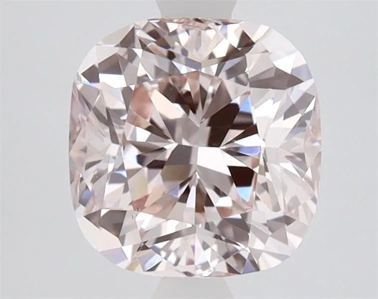 2.16ct Cushion modified Lab Grown Diamond (Colour Fancy Light Brownish Pink, Clarity VS1, IGI Certified)