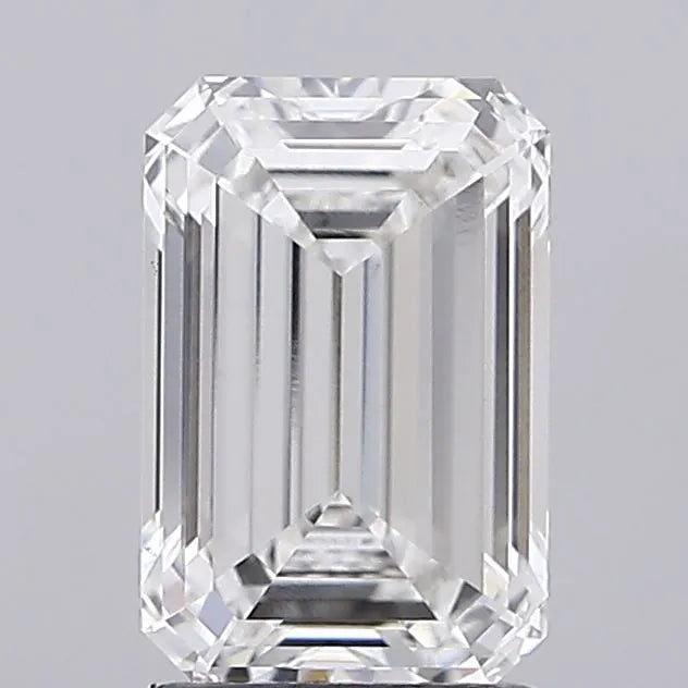 2.16ct Emerald Lab Grown Diamond (Colour G, Clarity VVS2, IGI Certified)