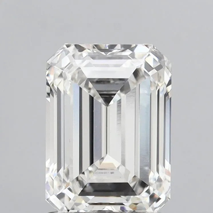 2.16ct Emerald Lab Grown Diamond (Colour G, Clarity VVS2, IGI Certified)