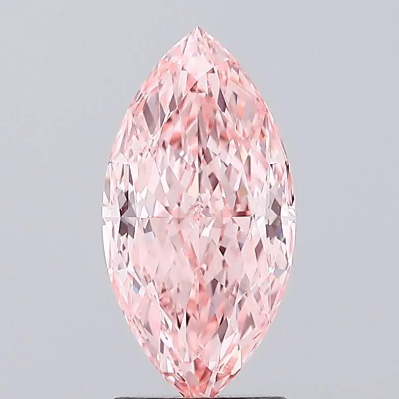 2.16ct Marquise Lab Grown Diamond (Colour Fancy Vivid Pink, Clarity VVS2, IGI Certified)
