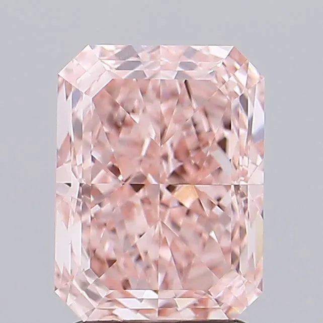 2.16ct Radiant Lab Grown Diamond (Colour Fancy Vivid Pink, Clarity VVS2, IGI Certified)