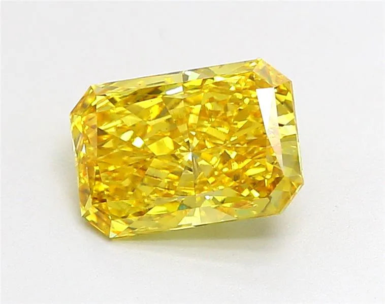 2.16ct Radiant Lab Grown Diamond (Colour Fancy Vivid Yellow, Clarity VS1, Cut GD, IGI Certified)