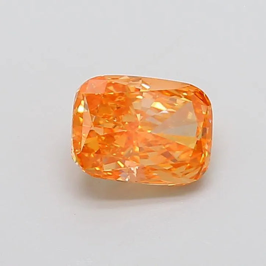 2.17ct Cushion modified Lab Grown Diamond (Colour Fancy Vivid Orange Pink, Clarity VVS2, IGI Certified)