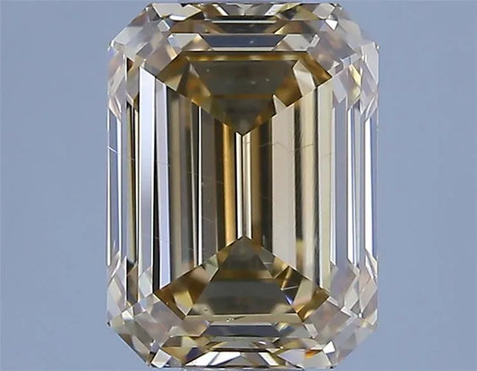 2.17ct Emerald Natural Diamond (Colour Fancy Yellowish Brown, Clarity SI1, GIA Certified)