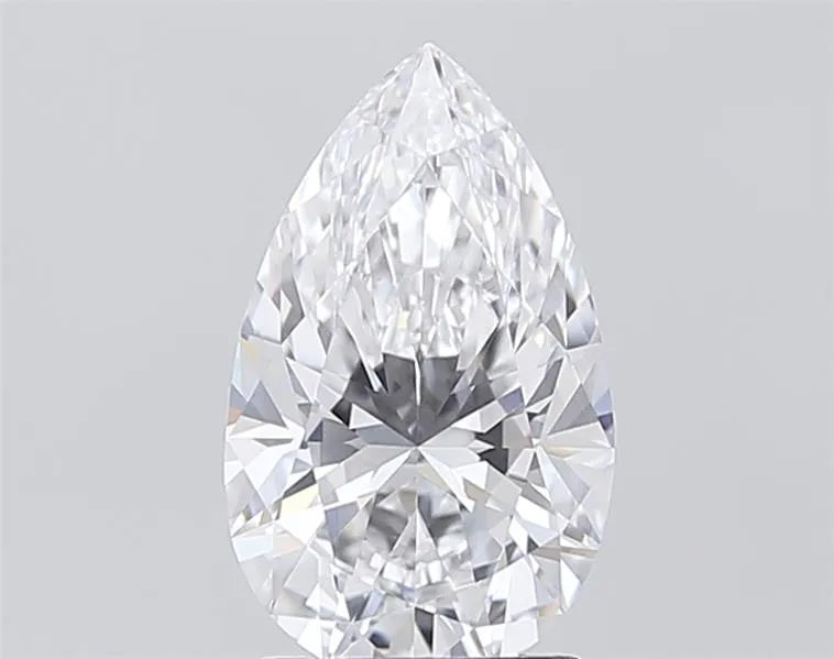 2.17ct Pear Lab Grown Diamond (Colour D, Clarity VVS2, GIA Certified)