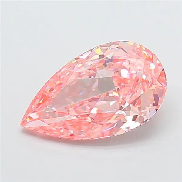 2.17ct Pear Lab Grown Diamond (Colour Fancy Vivid Pink, Clarity VVS2, IGI Certified)