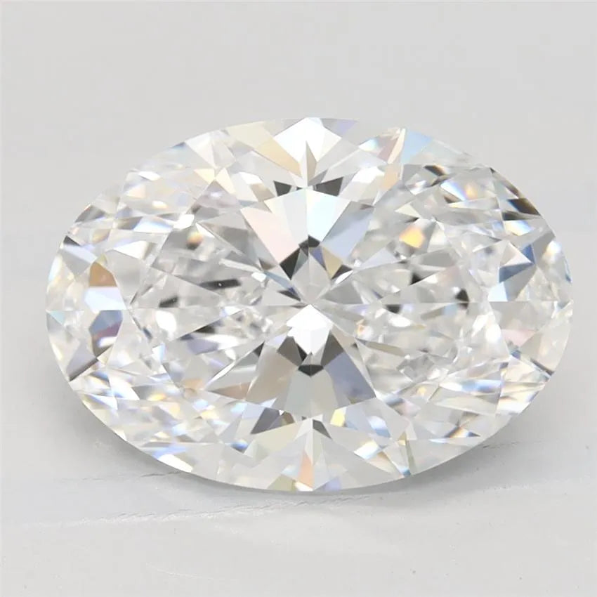 2.18ct Oval Lab Grown Diamond (Colour D, Clarity IF, IGI Certified)