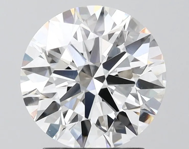 2.18ct Round Lab Grown Diamond (Colour E, Clarity VVS2, Cut ID, IGI Certified)