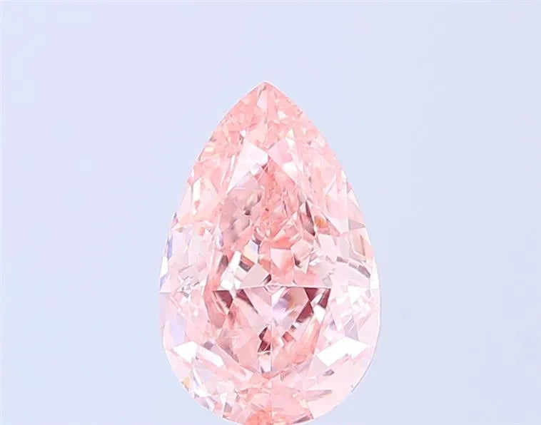 2.19ct Pear Lab Grown Diamond (Colour Fancy Vivid Pink, Clarity VVS2, IGI Certified)