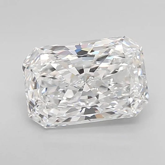 2.19ct Radiant Lab Grown Diamond (Colour D, Clarity VVS1, Cut EX, IGI Certified)