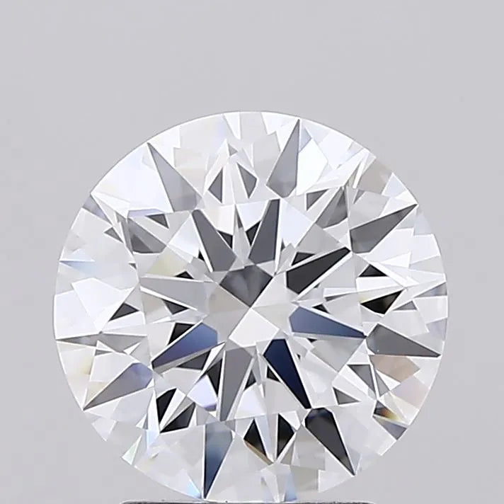 2.19ct Round Lab Grown Diamond (Colour F, Clarity IF, Cut ID, IGI Certified)