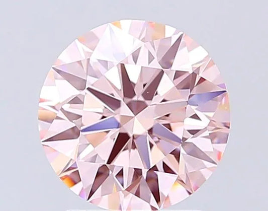 2.19ct Round Lab Grown Diamond (Colour Fancy Intense Pink, Clarity VS1, Cut ID, IGI Certified)