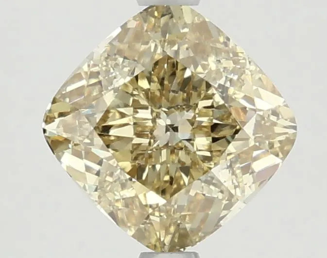 2.20ct Cushion modified Lab Grown Diamond (Colour Fancy Yellow, Clarity VVS2, IGI Certified)