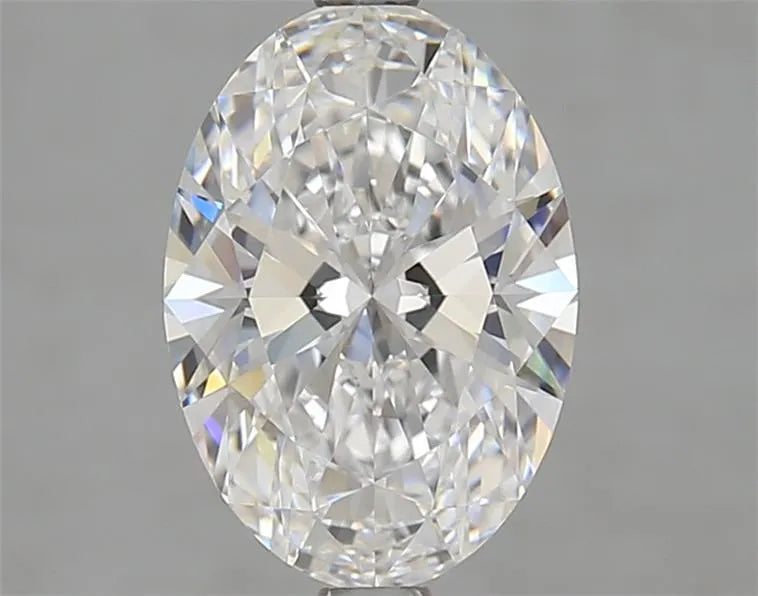 2.20ct Oval Lab Grown Diamond (Colour D, Clarity FL, Cut EX, IGI Certified)