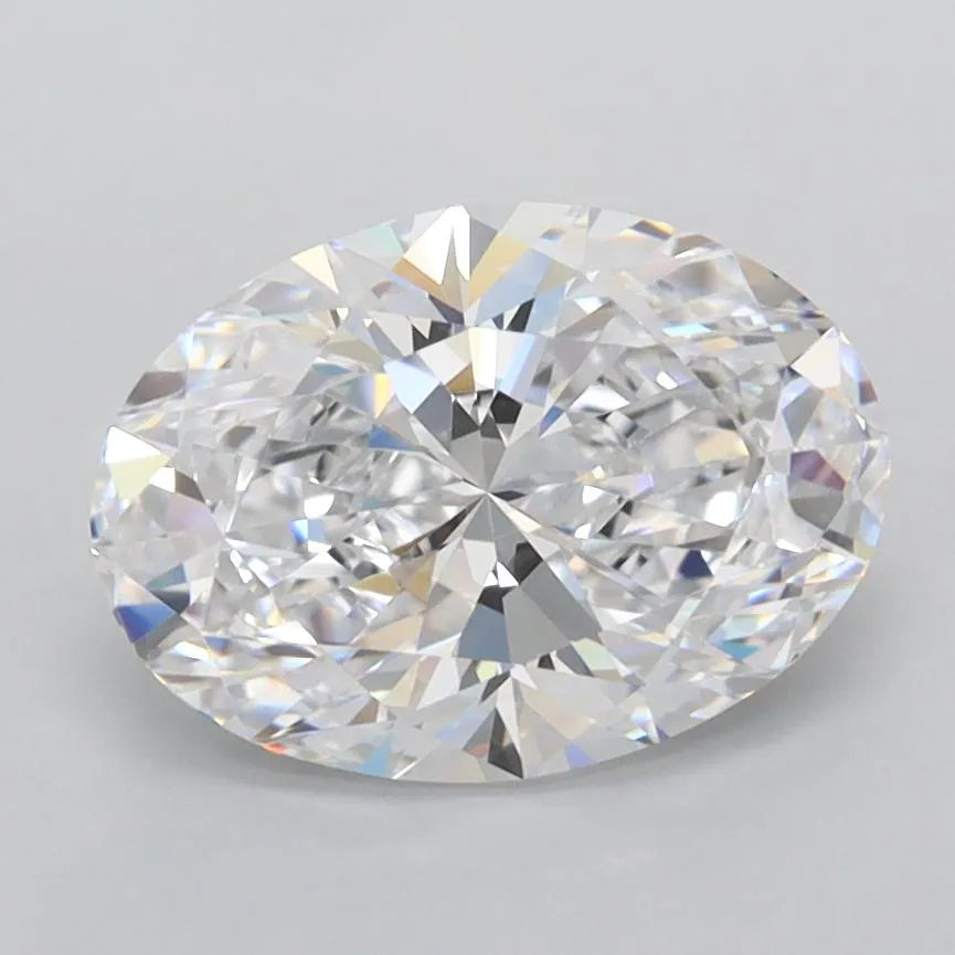 2.20ct Oval Lab Grown Diamond (Colour D, Clarity FL, IGI Certified)