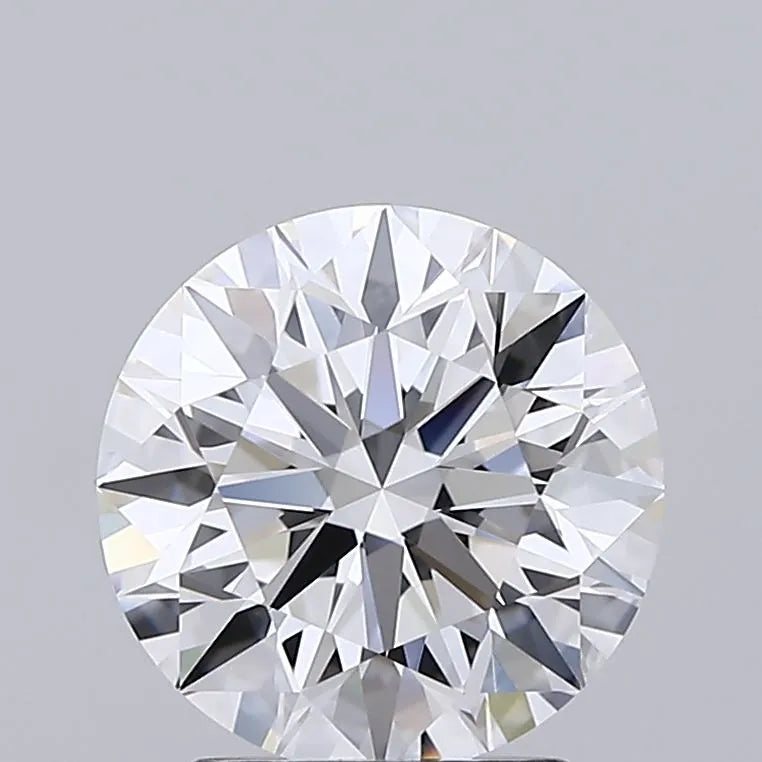 2.20ct Round Lab Grown Diamond (Colour D, Clarity IF, Cut ID, IGI Certified)