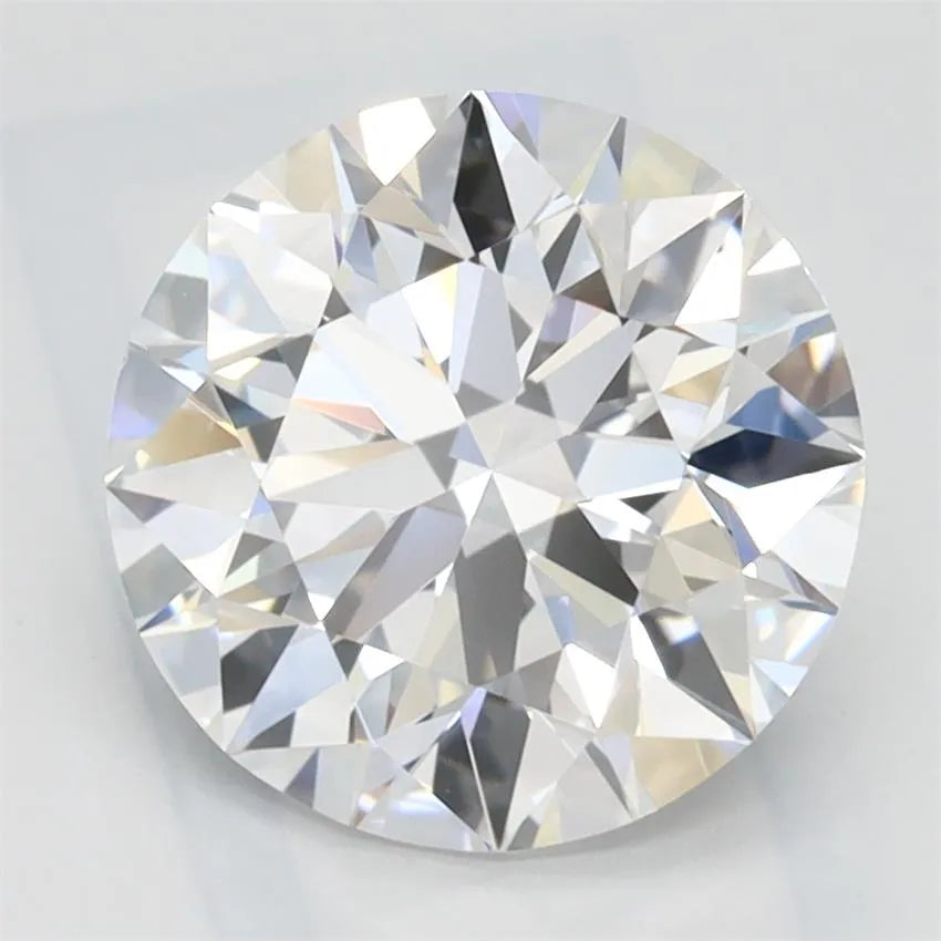 2.20ct Round Lab Grown Diamond (Colour D, Clarity IF, Cut ID, IGI Certified)