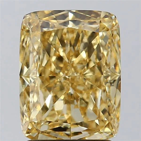 2.21ct Cushion modified Lab Grown Diamond (Colour Fancy Vivid Yellow, Clarity VS1, IGI Certified)