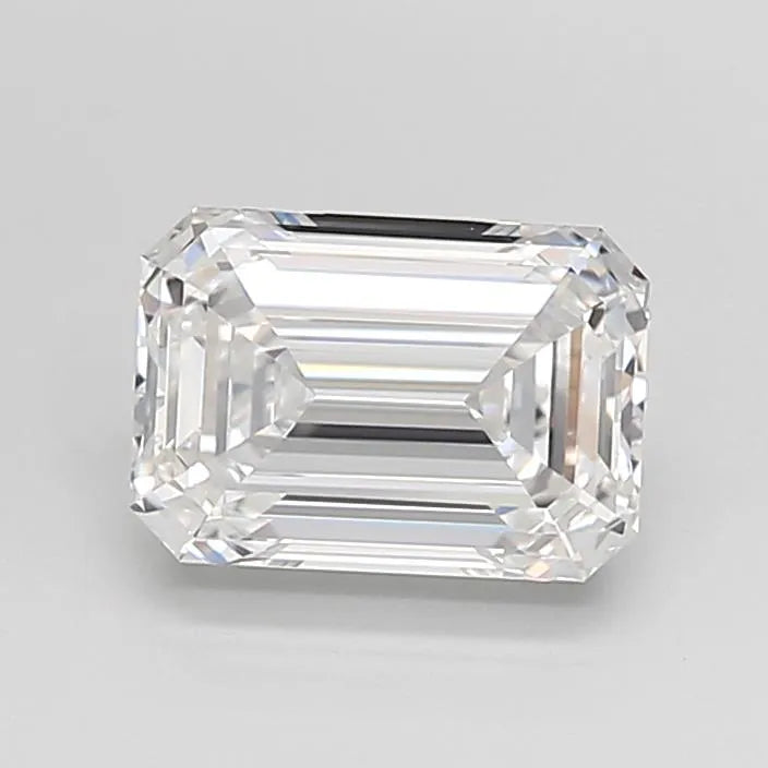 2.21ct Emerald Lab Grown Diamond (Colour D, Clarity IF, Cut EX, IGI Certified)