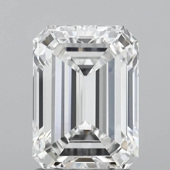 2.21ct Emerald Lab Grown Diamond (Colour E, Clarity VVS2, IGI Certified)