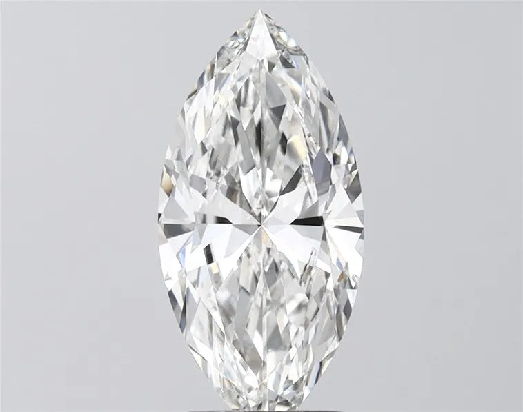 2.21ct Marquise Lab Grown Diamond (Colour F, Clarity VVS2, IGI Certified)