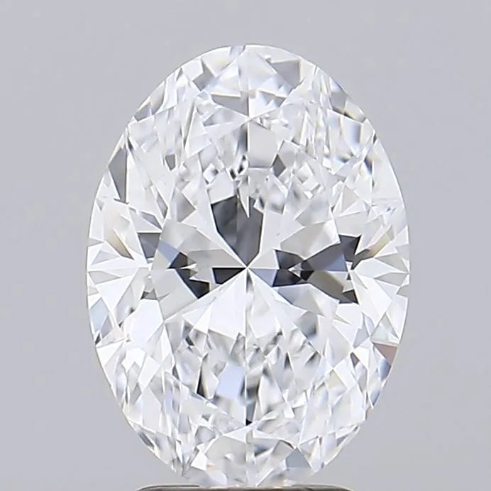 2.21ct Oval Lab Grown Diamond (Colour D, Clarity IF, IGI Certified)
