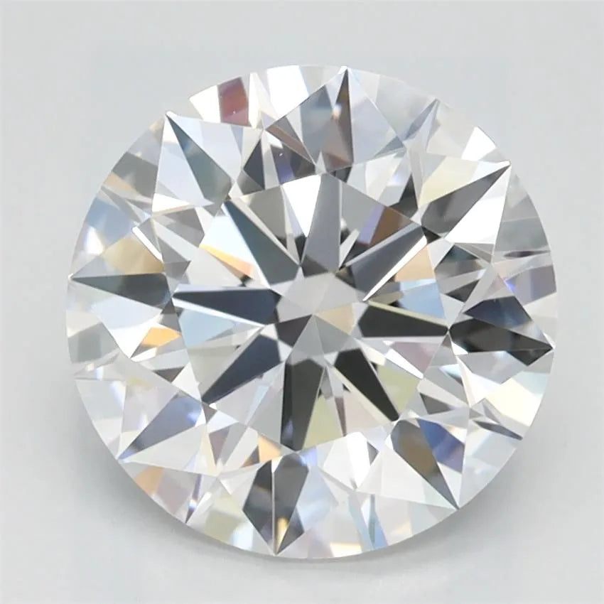 2.21ct Round Lab Grown Diamond (Colour D, Clarity IF, Cut ID, IGI Certified)