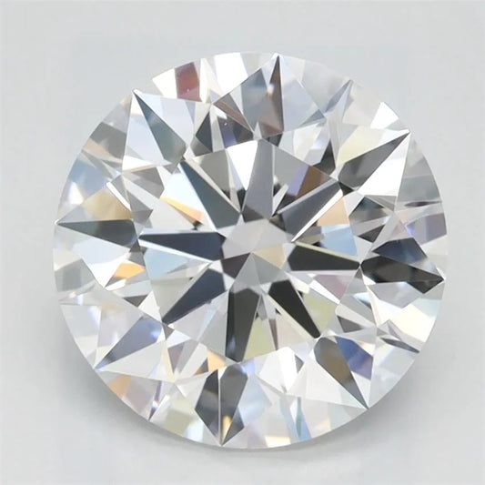 2.21ct Round Lab Grown Diamond (Colour D, Clarity IF, Cut ID, IGI Certified)