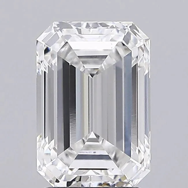 2.22ct Emerald Lab Grown Diamond (Colour F, Clarity VS1, IGI Certified)