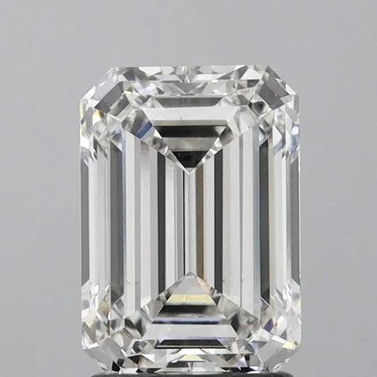 2.22ct Emerald Lab Grown Diamond (Colour G, Clarity VS1, IGI Certified)