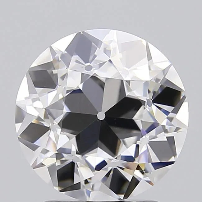 2.22ct European cut Lab Grown Diamond (Colour D, Clarity VVS2, IGI Certified)