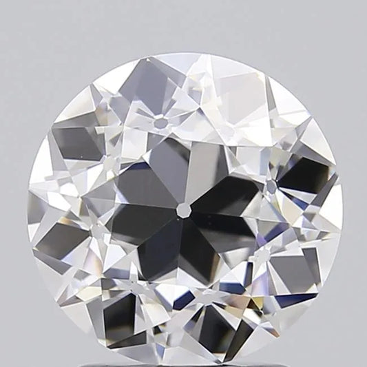 2.22ct European cut Lab Grown Diamond (Colour D, Clarity VVS2, IGI Certified)