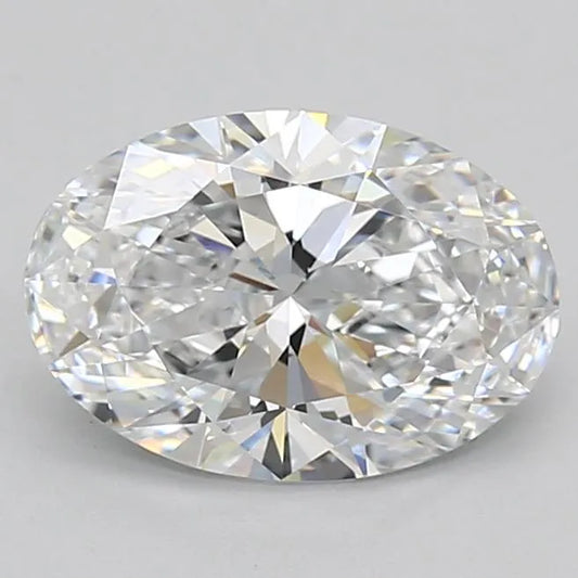 2.22ct Oval Lab Grown Diamond (Colour D, Clarity VVS1, GIA Certified)