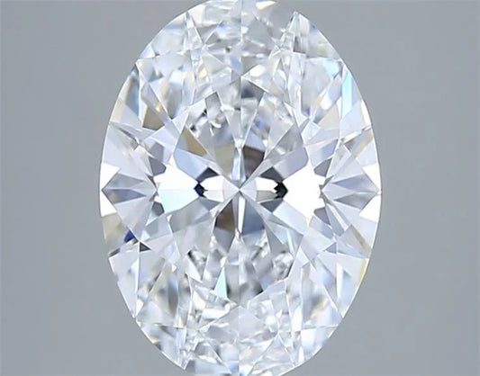 2.22ct Oval Lab Grown Diamond (Colour D, Clarity VVS1, IGI Certified)