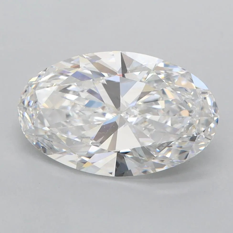 2.22ct Oval Lab Grown Diamond (Colour D, Clarity VVS1, IGI Certified)