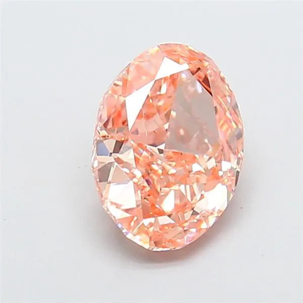 2.22ct Oval Lab Grown Diamond (Colour Fancy Intense Pink, Clarity VS1, IGI Certified)