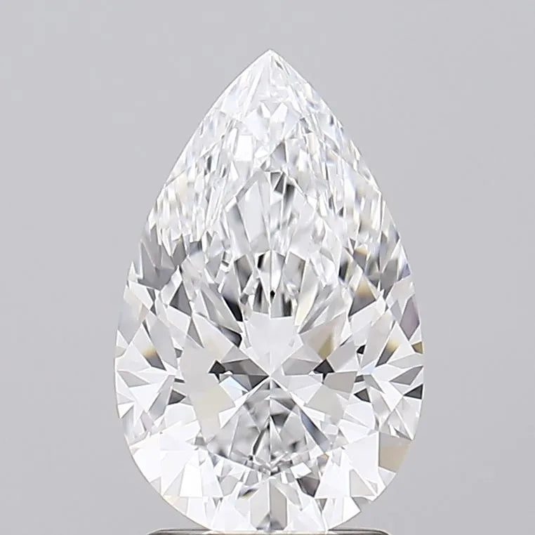 2.22ct Pear Lab Grown Diamond (Colour D, Clarity FL, Cut EX, GIA Certified)