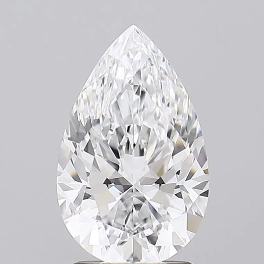 2.22ct Pear Lab Grown Diamond (Colour D, Clarity FL, Cut EX, GIA Certified)